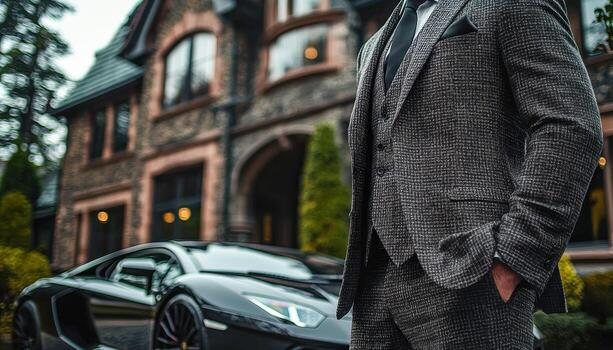 Luxury vehicle and chauffeur